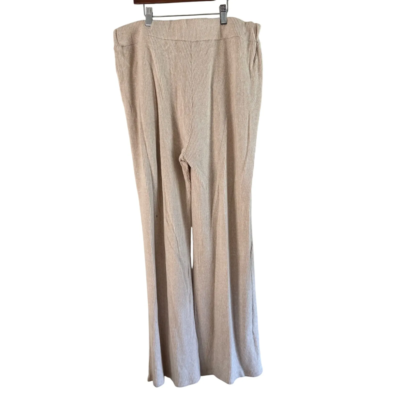 AQUA Ribbed Knit Wide Leg Lounge Pants Comfy Casual Extra Large XL‎ - Image 2