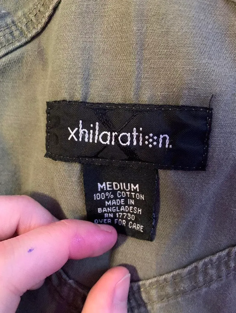 Xhilaration Army Green Overalls - Image 2