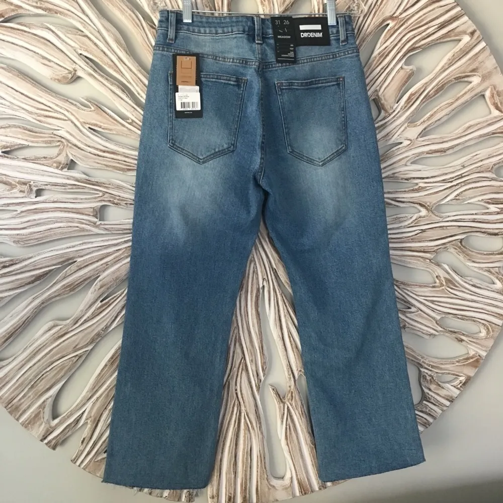 Drdenim Slim Cropped Slightly Flared with Raw hem - Image 2