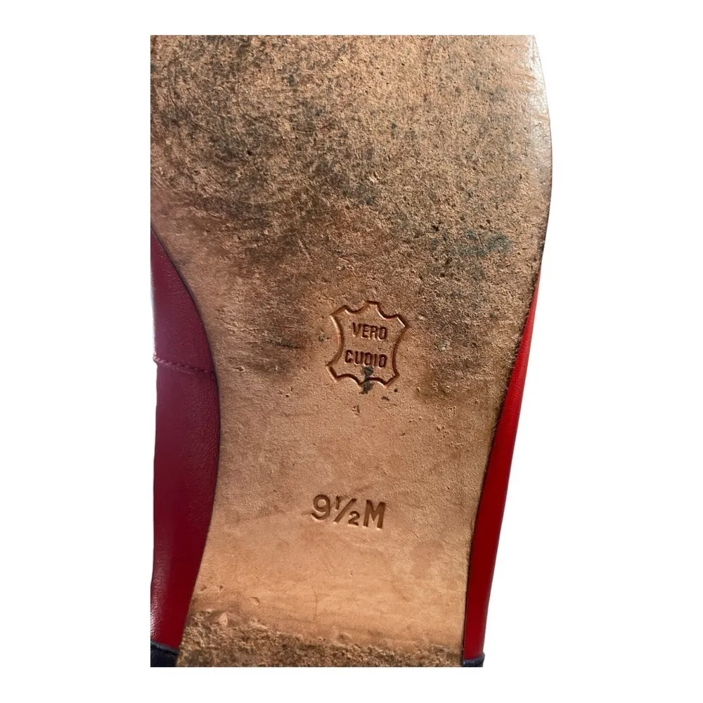 Enzo Angiolini vintage colorblock leather loafers - Image 9