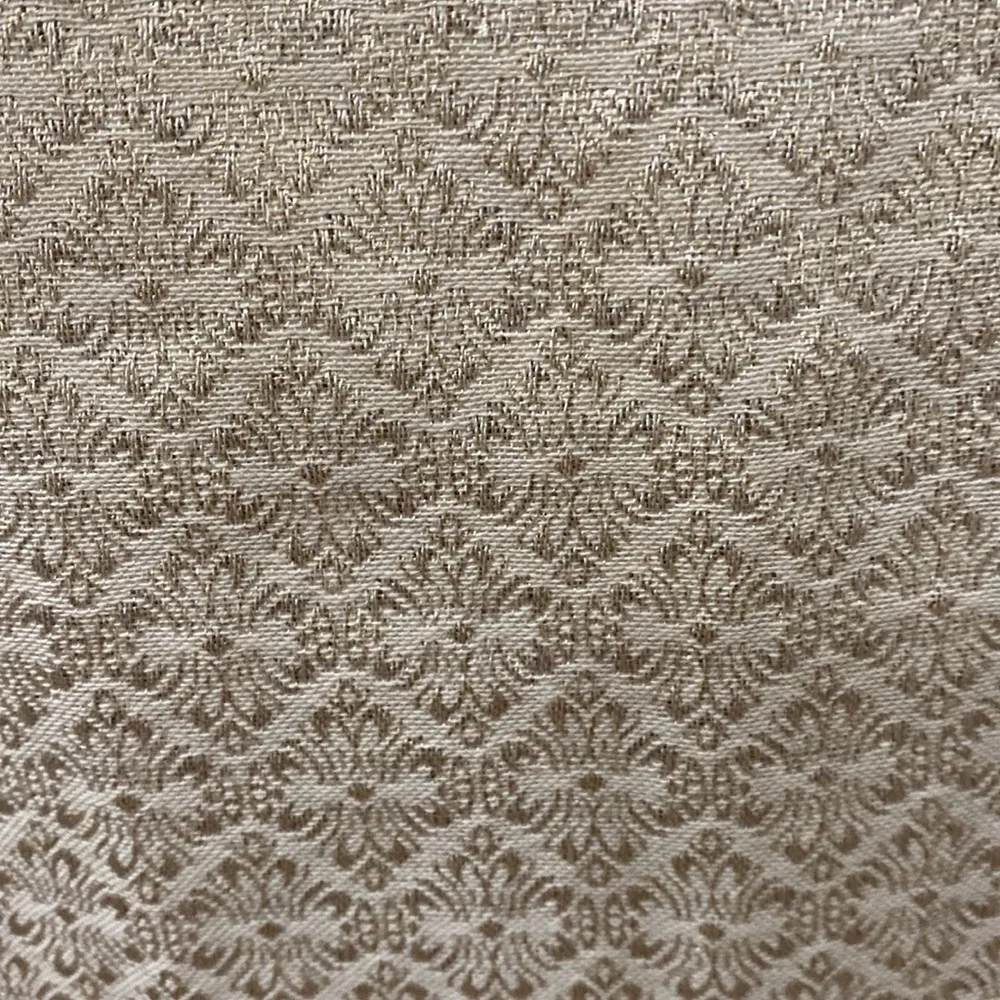 Ann Taylor Loft oriental metallic jacquard ivory sweatshirt size XS - Image 8