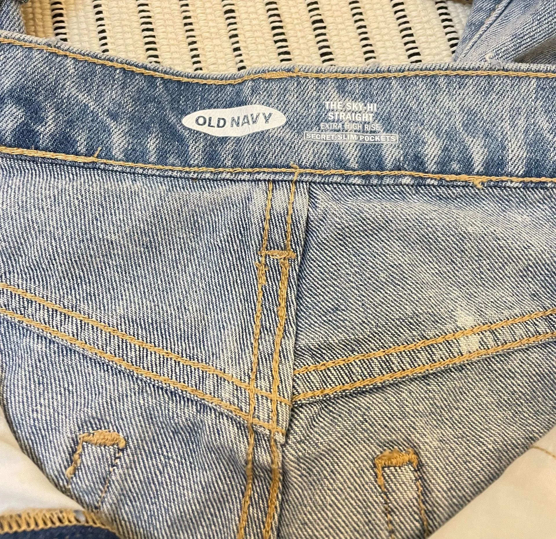 Old Navy Straight Leg Jeans - Image 4