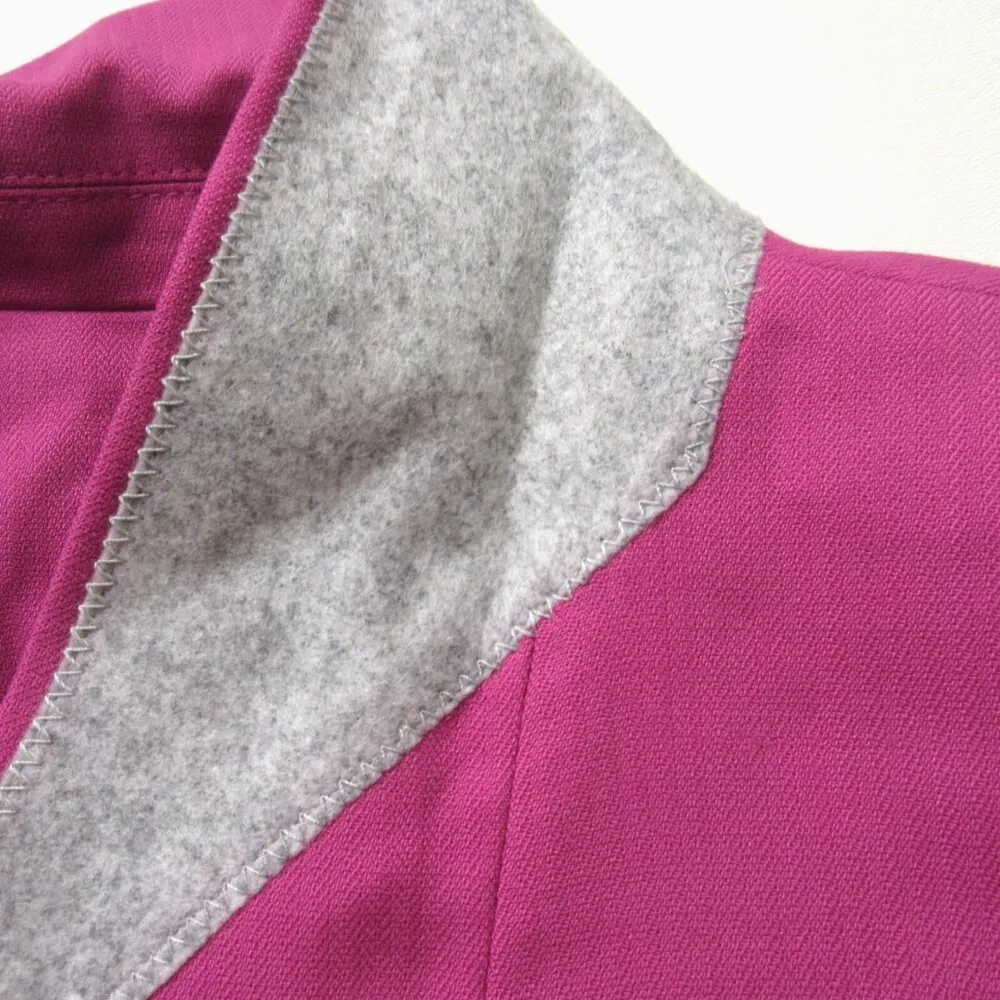 NWT J.Crew Willa Blazer in Garden Dahlia Pink Italian City Wool Jacket 6 $288 - Image 3