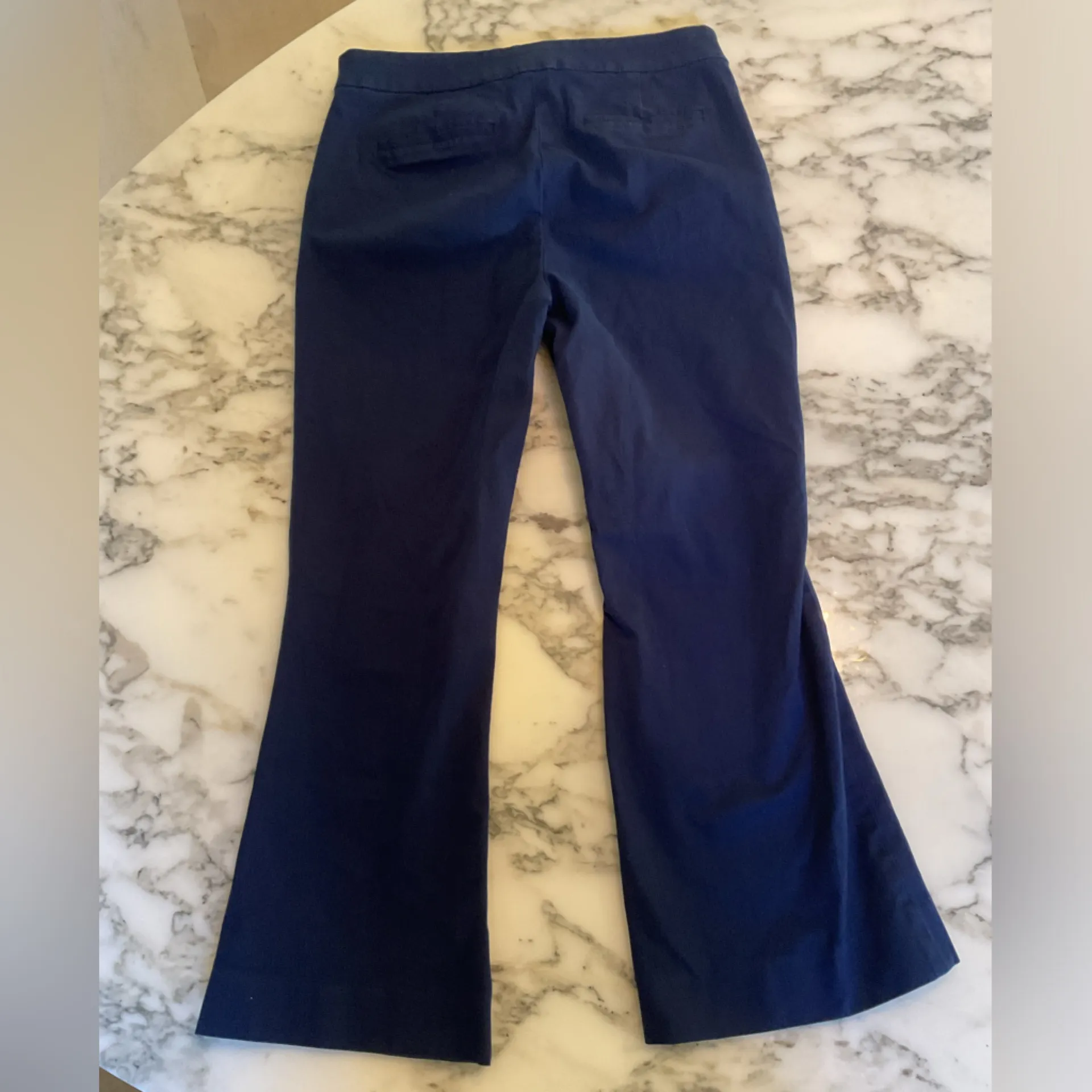 EUC J.Crew Kelsey Pant Navy Sz 4 Customer Return Blue - Image 4