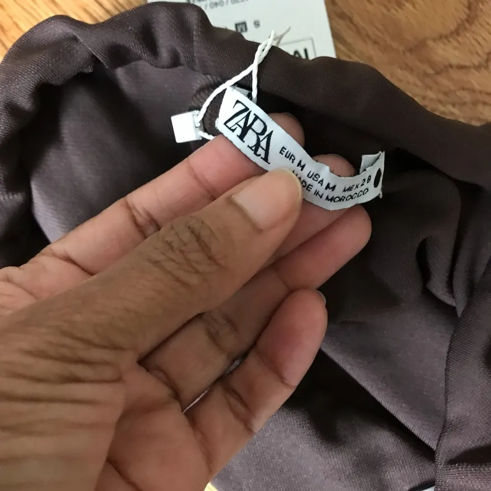 ZARA  Brown Crop Top NWT - Image 6