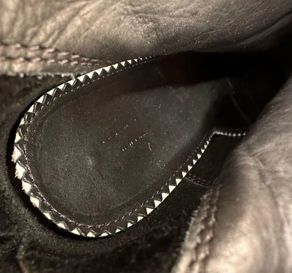 rag & bone Metallic Leather Ankle Booties - Image 8