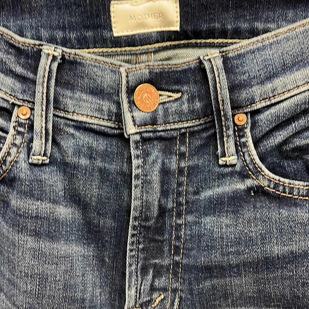 Mother Jeans Pony Boy Ankle Dark Wash Jeans in 24 - Image 2