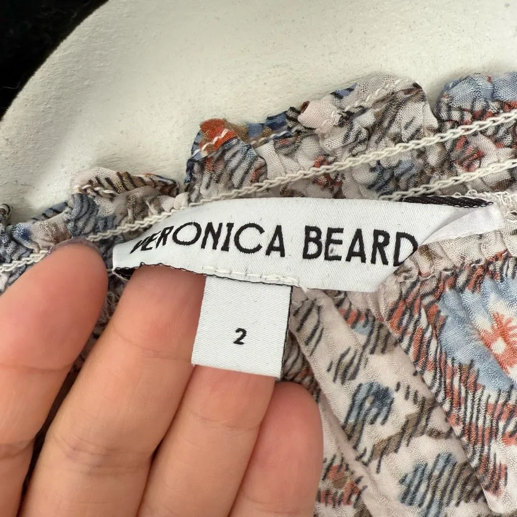 Veronica Beard Women’s 2 Floral Alexandria Blouse Top - Image 2