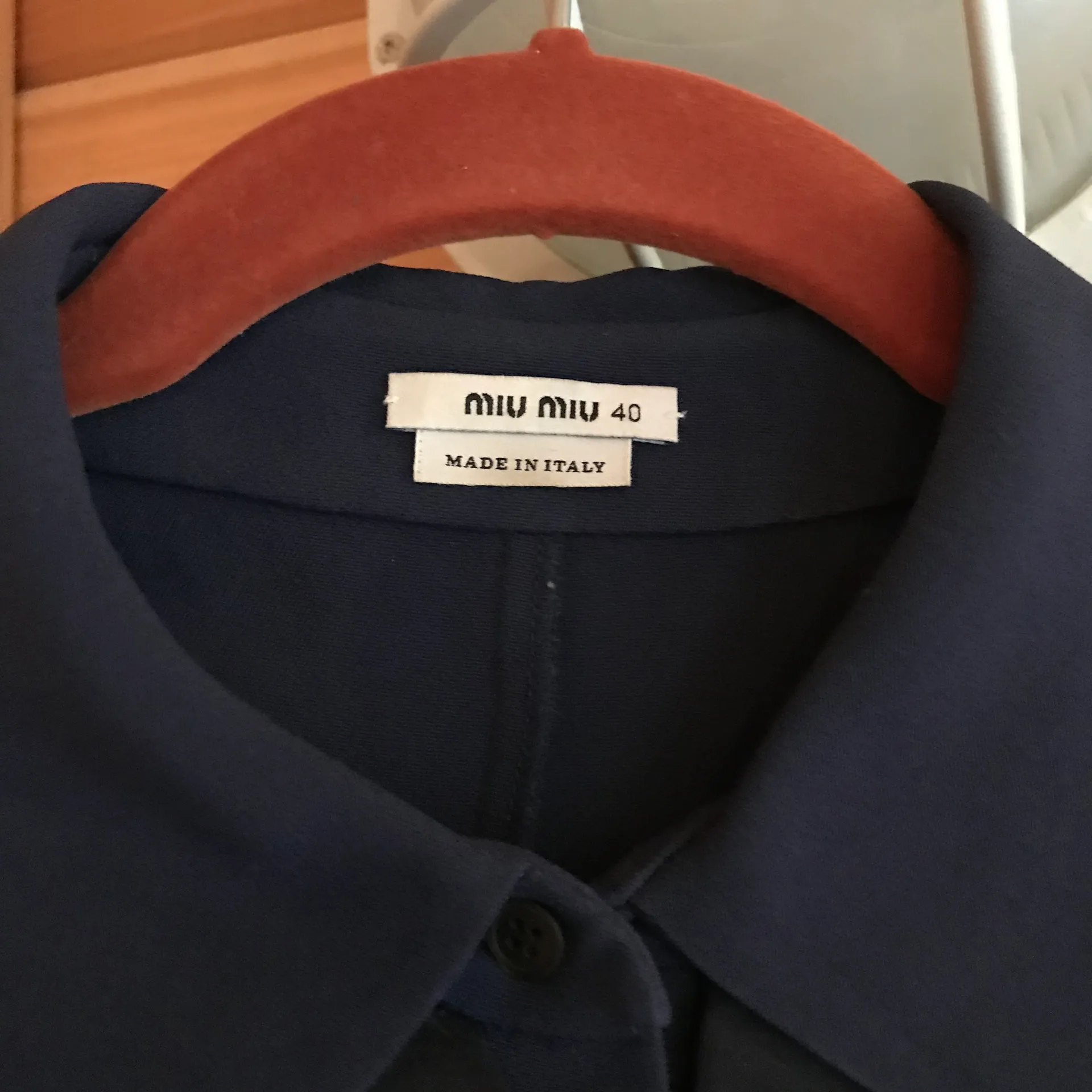 AMAZING NAVY BLUE AUTHENTIC  LONG SLEEVE MINI DRESS - Image 3