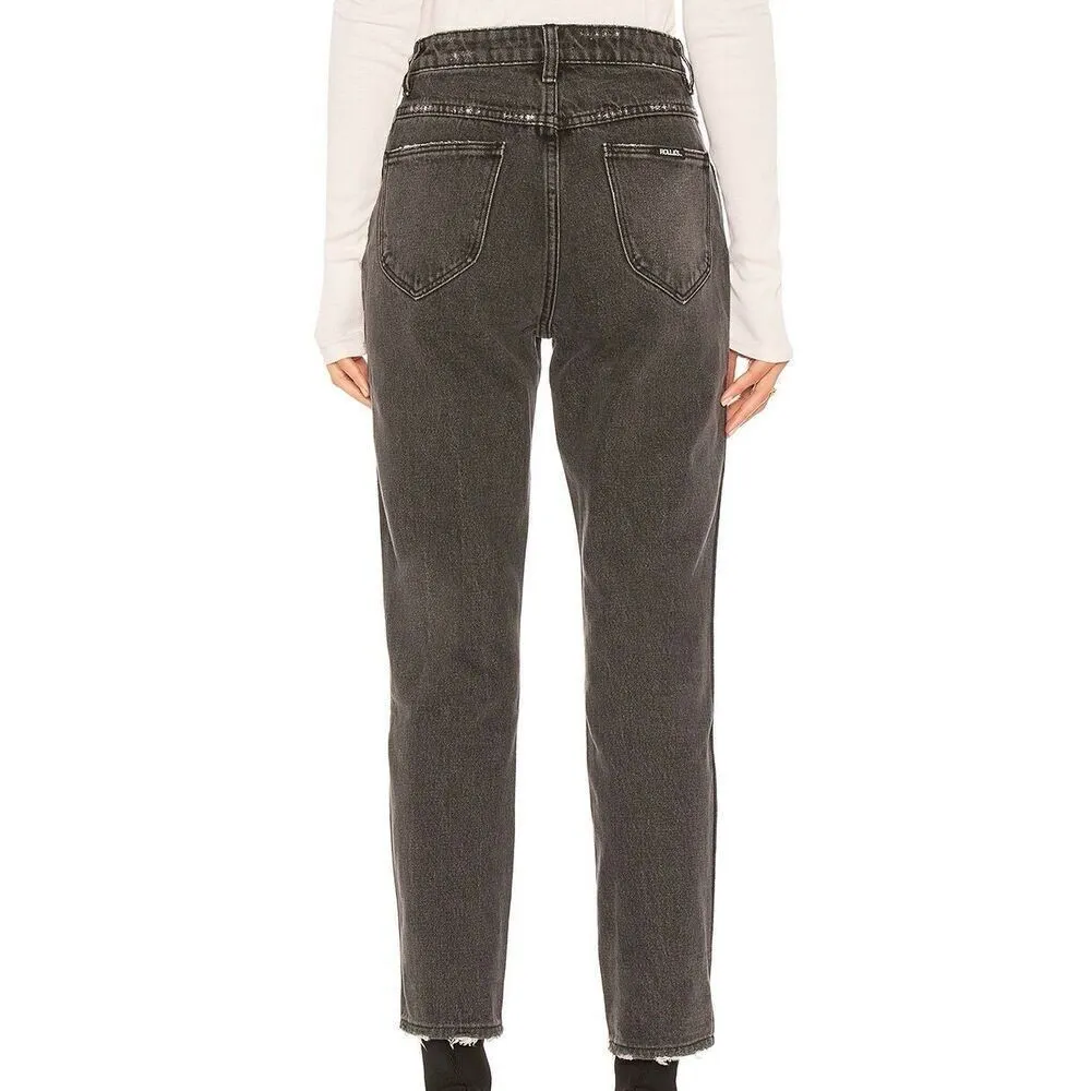 Rolla’s Dusters Jeans Shadow Worn Black Size 23 - Image 3