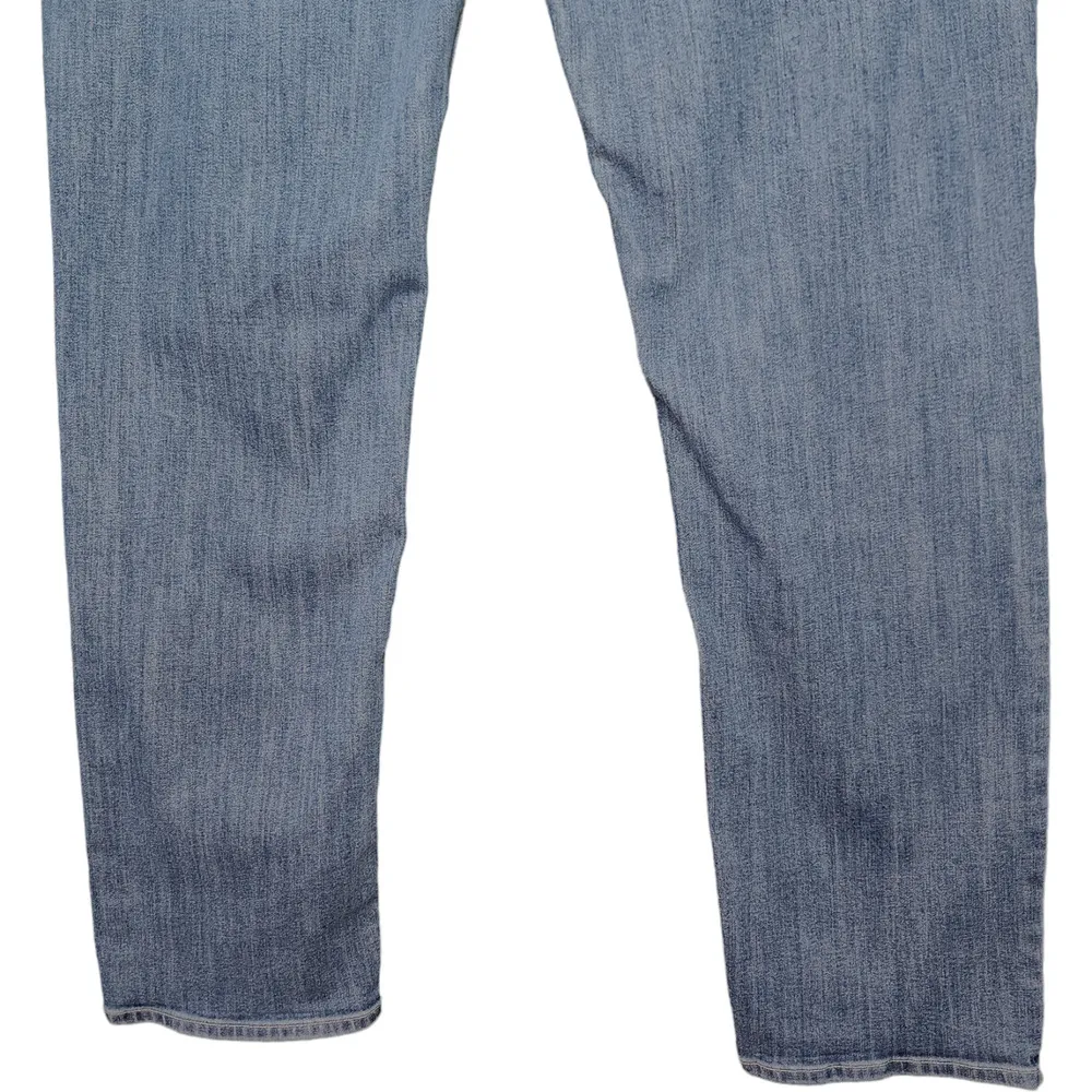 Calvin Klein Women's Straight Leg Jeans Medium Wash 36WX32L Casual Pants - Image 12