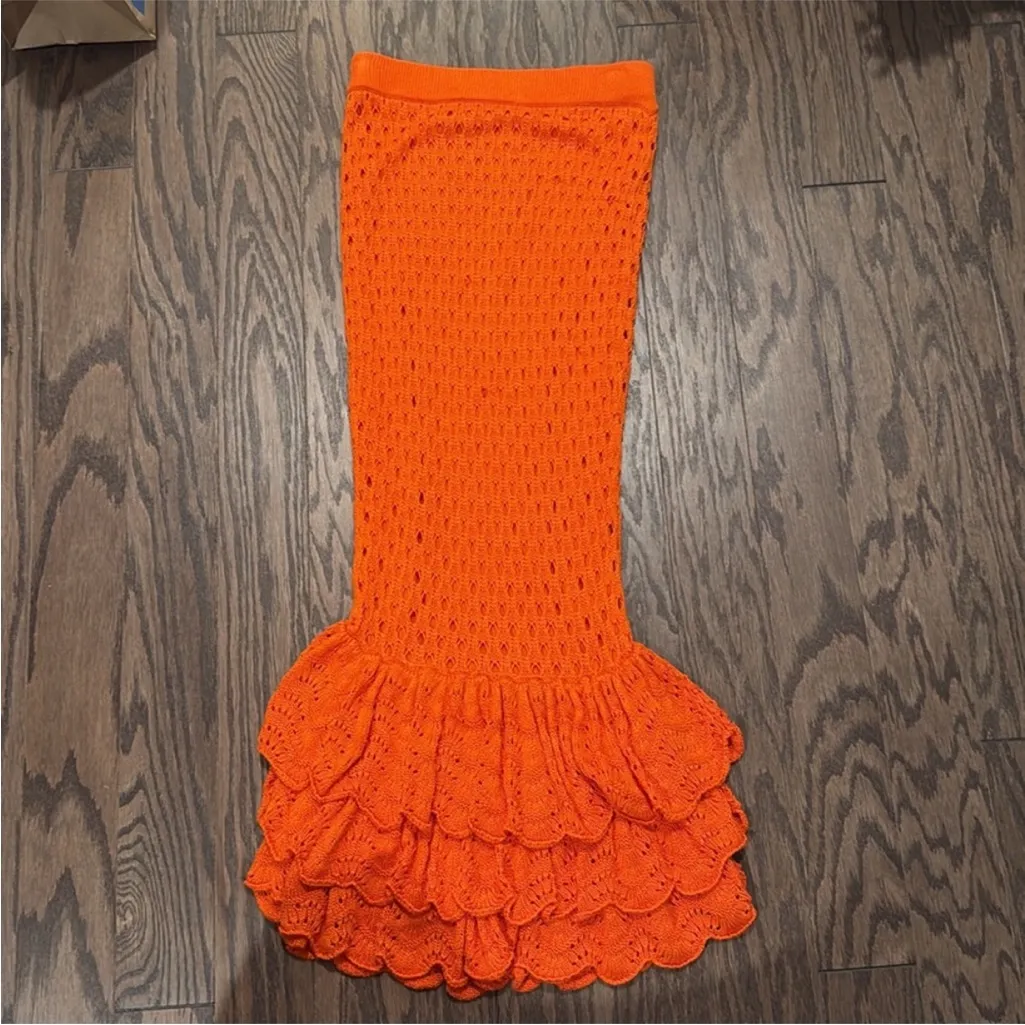 NWT BEACH RIOT Orange Polly Skirt Sunshine Haze‎ XS - Image 5