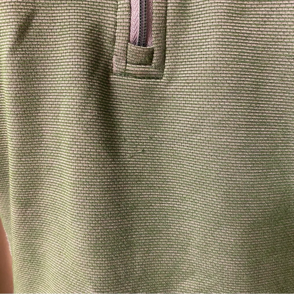 Patagonia Pullover Green Half Zip Hiking Outdoor Minimalist Womens Small - Image 2