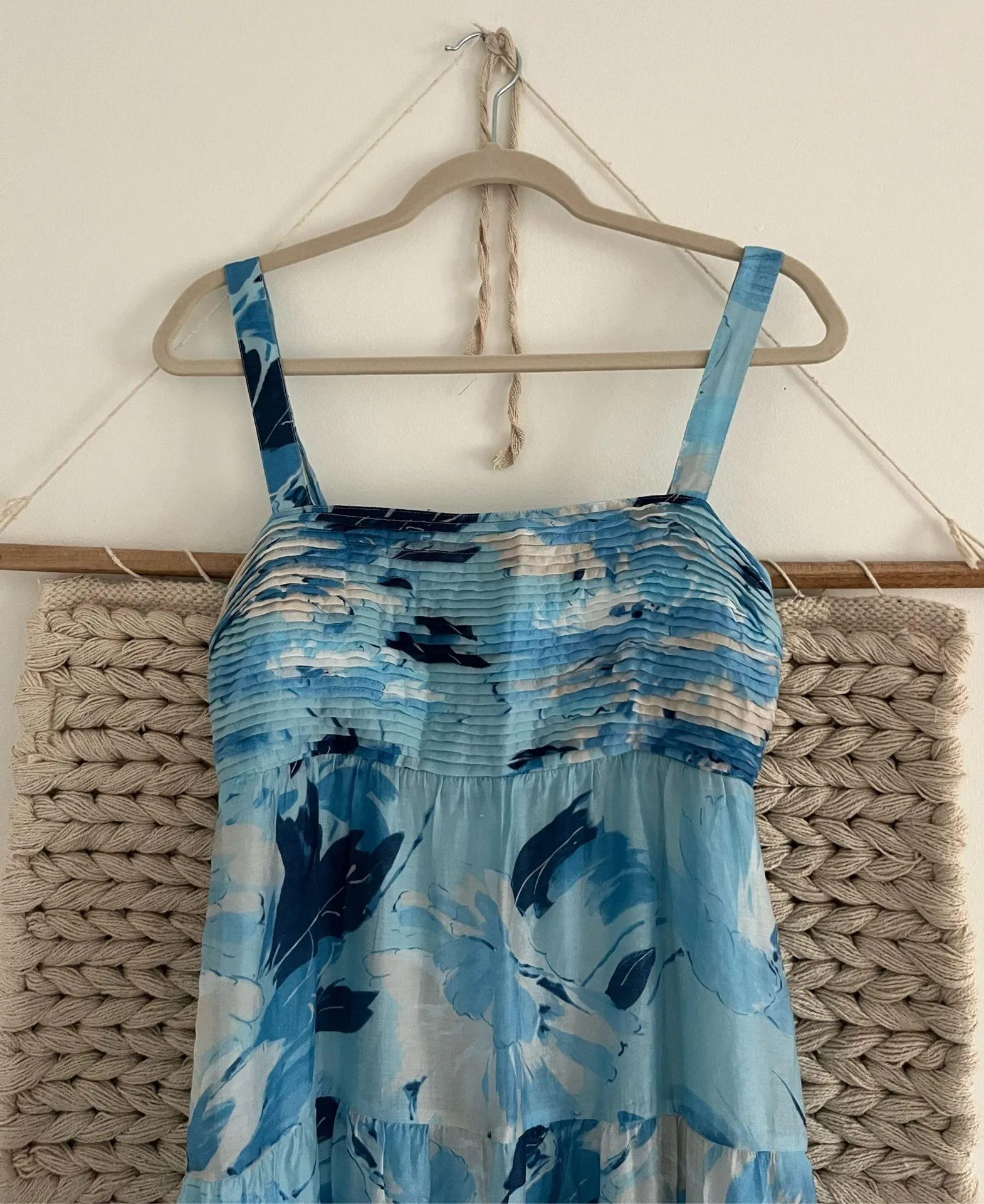 Abercrombie Blue Floral Maxi Dress - Image 4