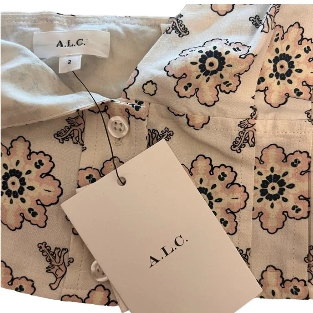 A.L.C “London” Crop Top cream - Image 5