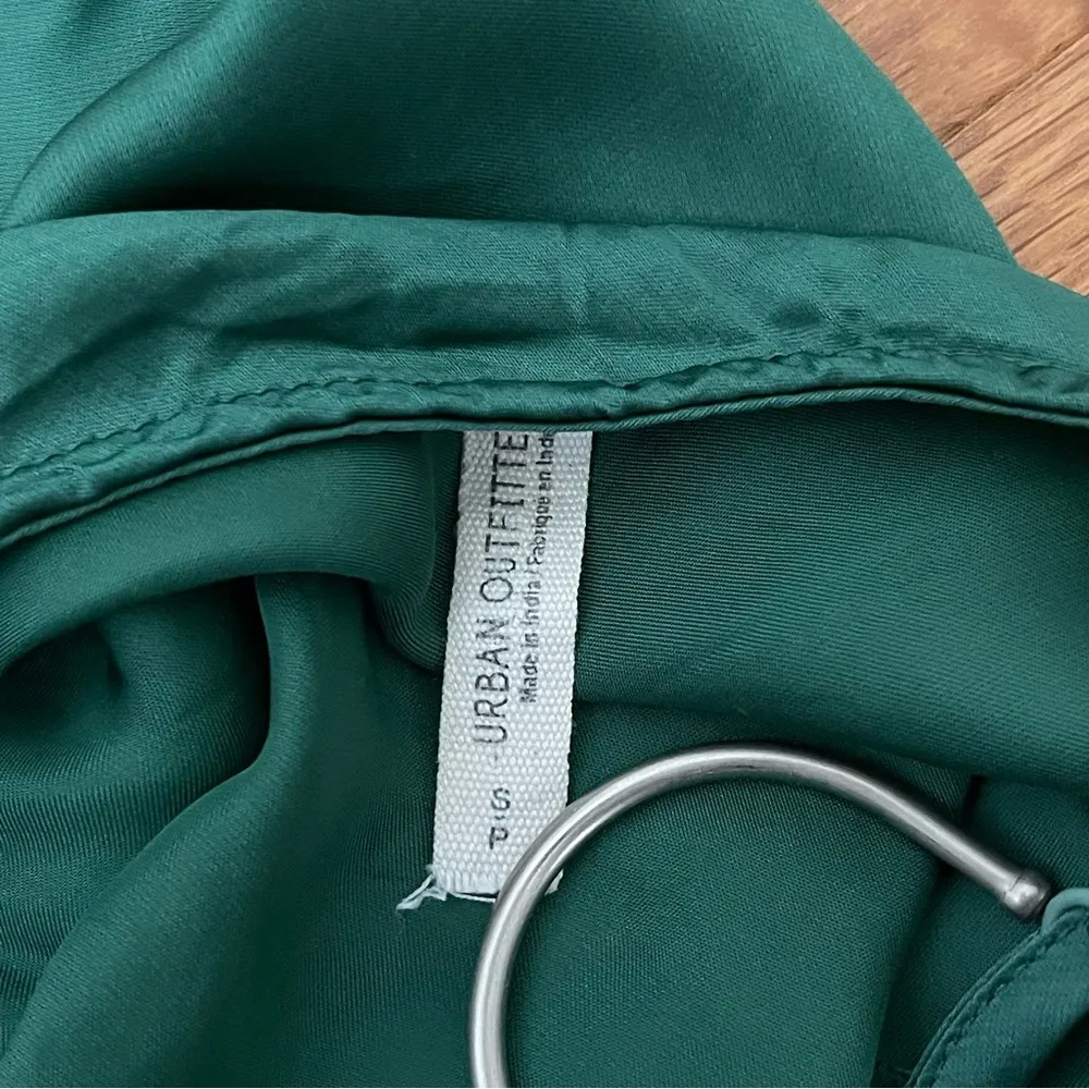 Urban Outfitters Light Before Dark Mallory Cowl Slip Mini Dress in Green - Image 4