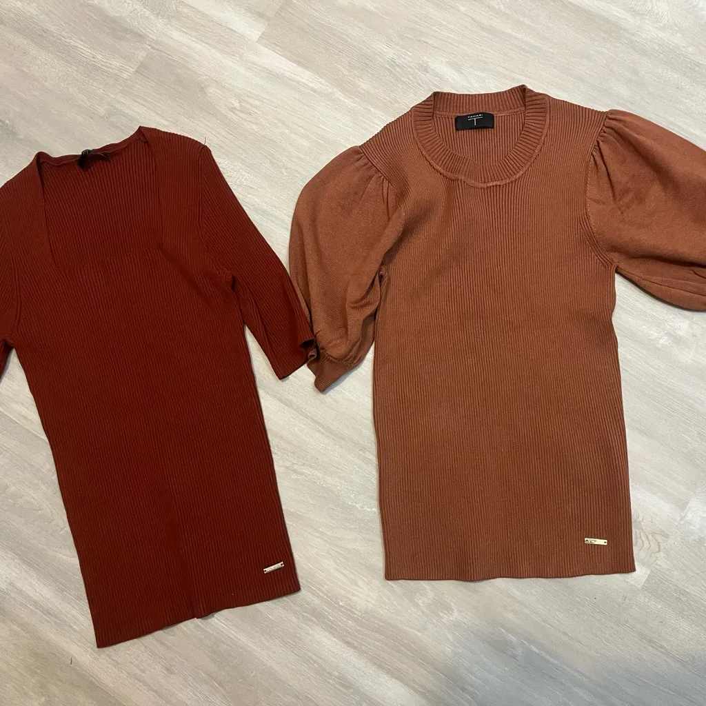 Rust and Brown Sweater Set Size XS - Image 2