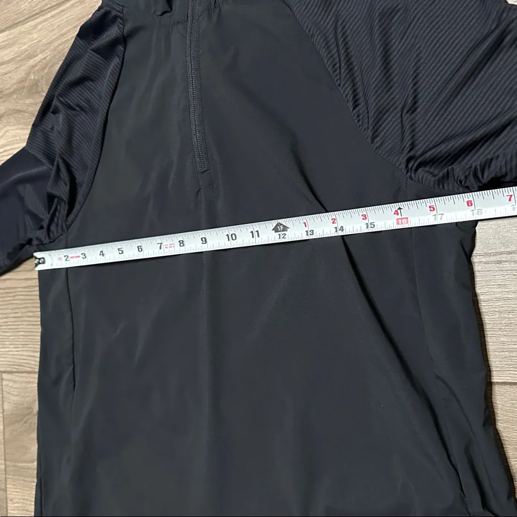 NWOT Hurley Long Sleeve‎ 1/4 Zip Pocket Swim Dress Cover Up Black Size Medium - Image 8