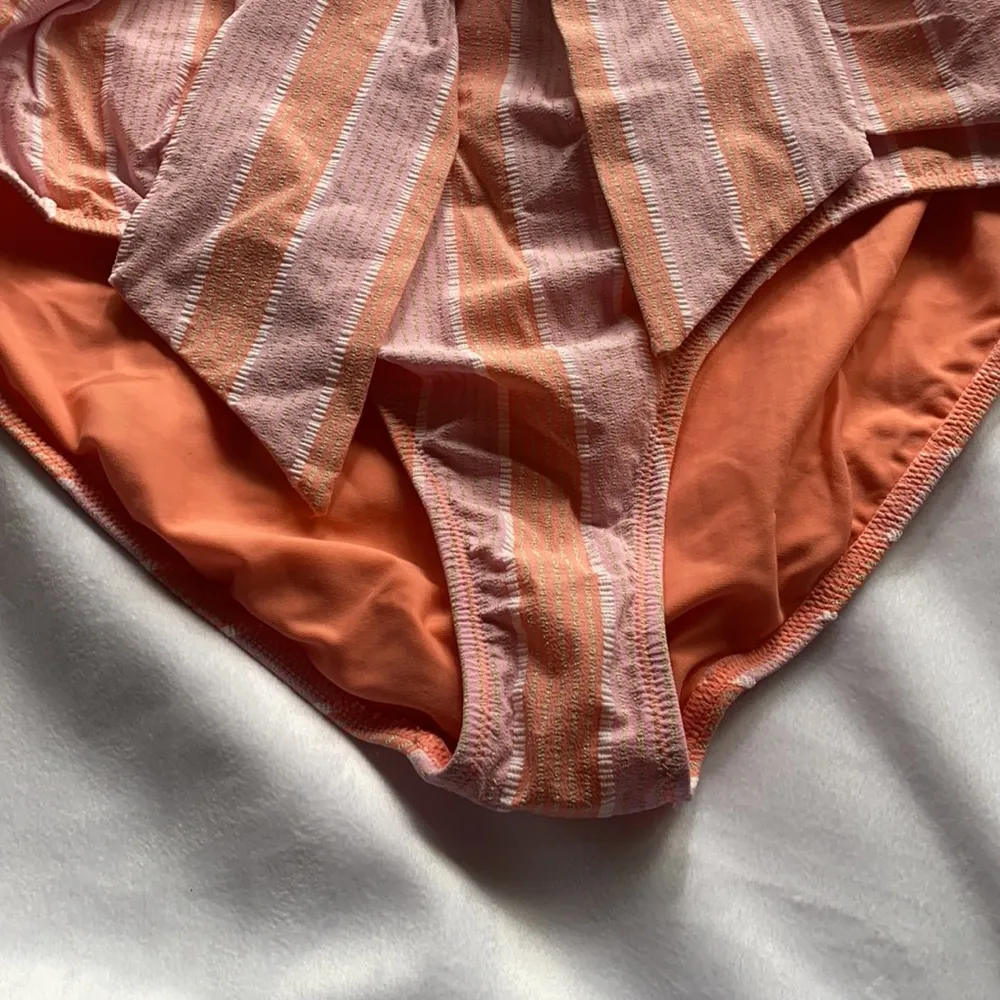 Vineyard Vines Palm Beach Lately Tie Front Pink Coastal Grandmother Swim Preppy - Image 7