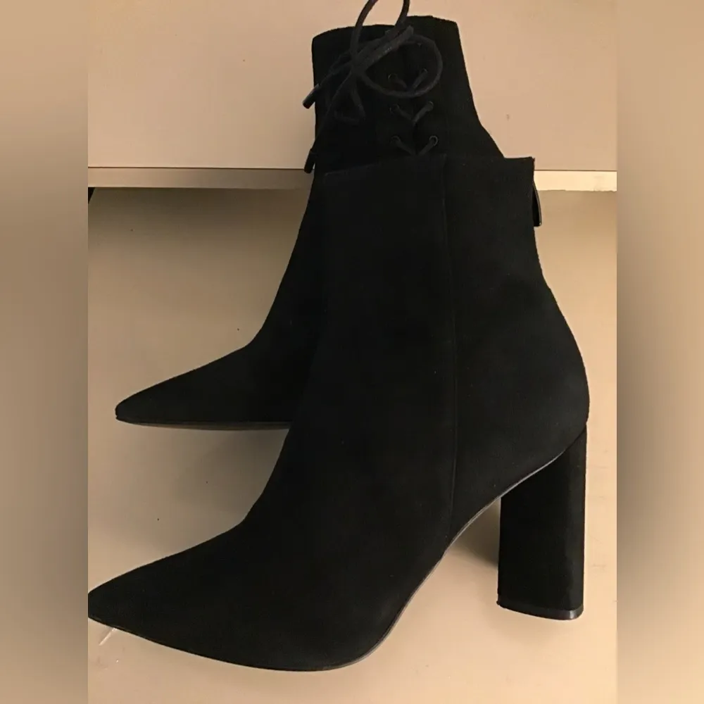 Kylie & Kendall women black suede Gretchen boots US 9 - Image 8