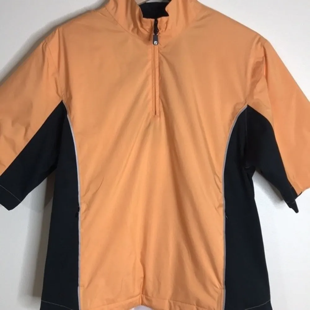 Dryjoy by Footjoy womens quarter zip golf windbreaker shirt size small - Image 2