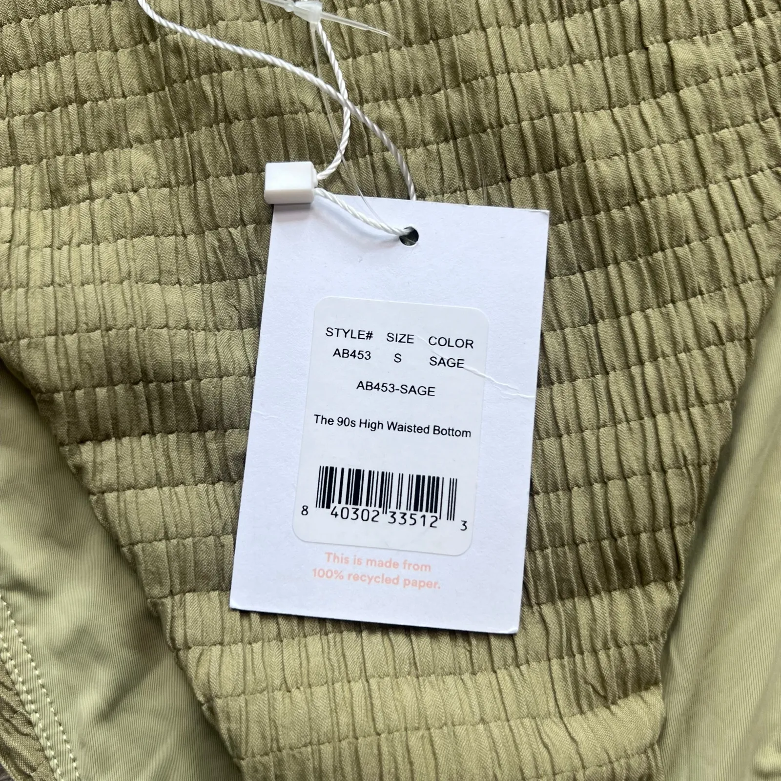 Andie The 90s high waisted bikini bottom Sz Small - Image 2