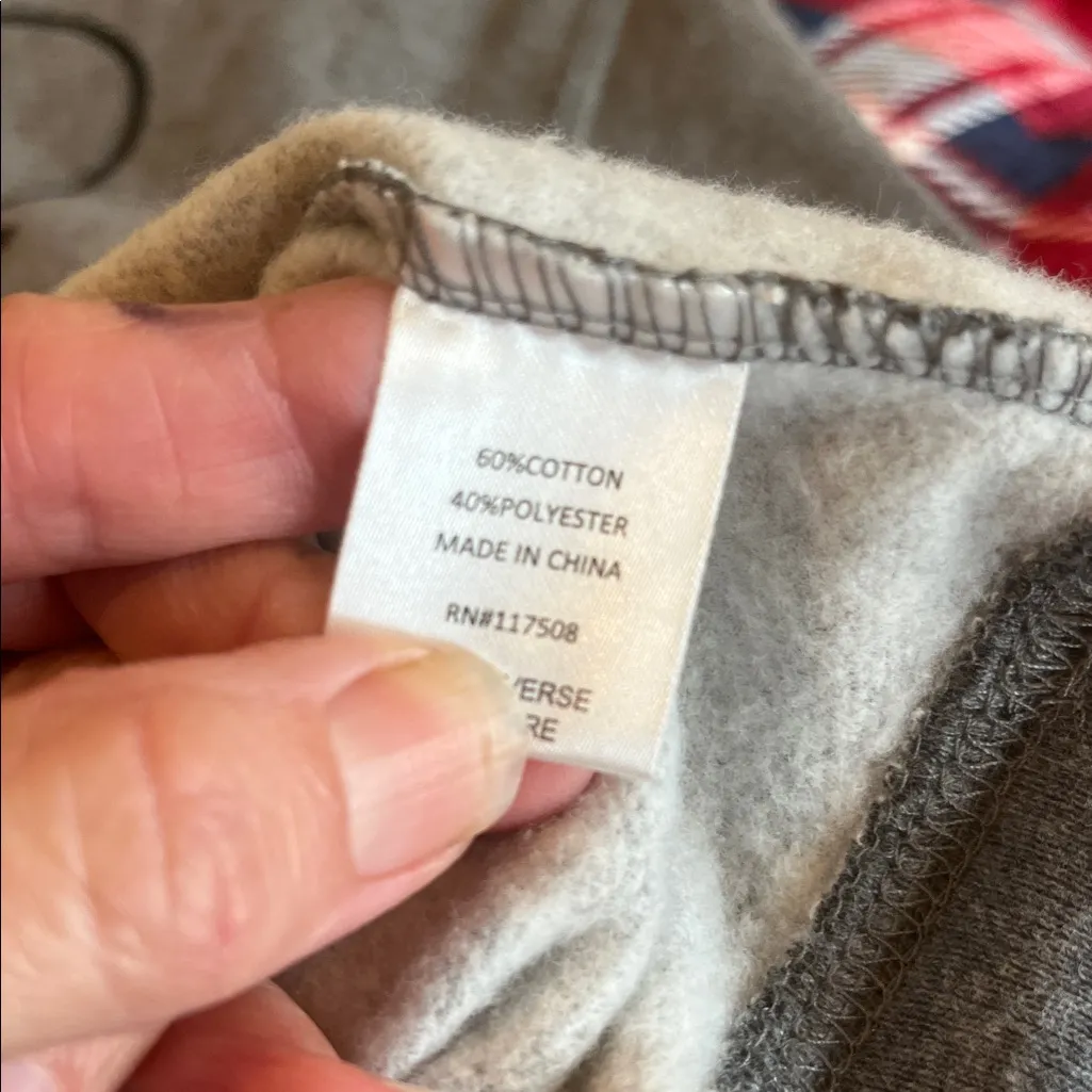 Too Tired to Function Sweatshirt Comfy Lightweight Gray New - Image 6