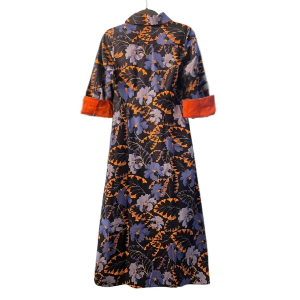 NWT Revolve x Perlavera Cassie Flora Midi Missy Fit Floral Dress - Image 6