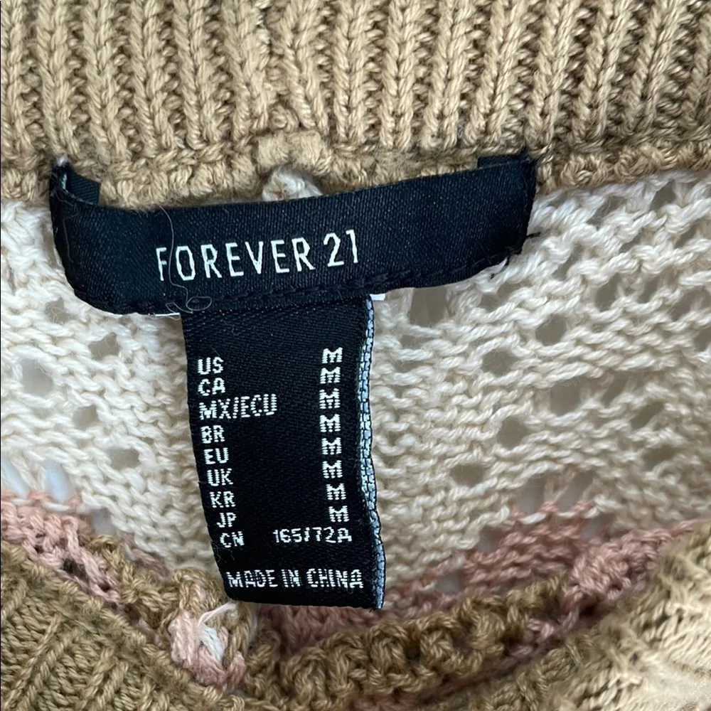 Forever 21 High Waist Boho, Festival Crochet Shorts - Image 3