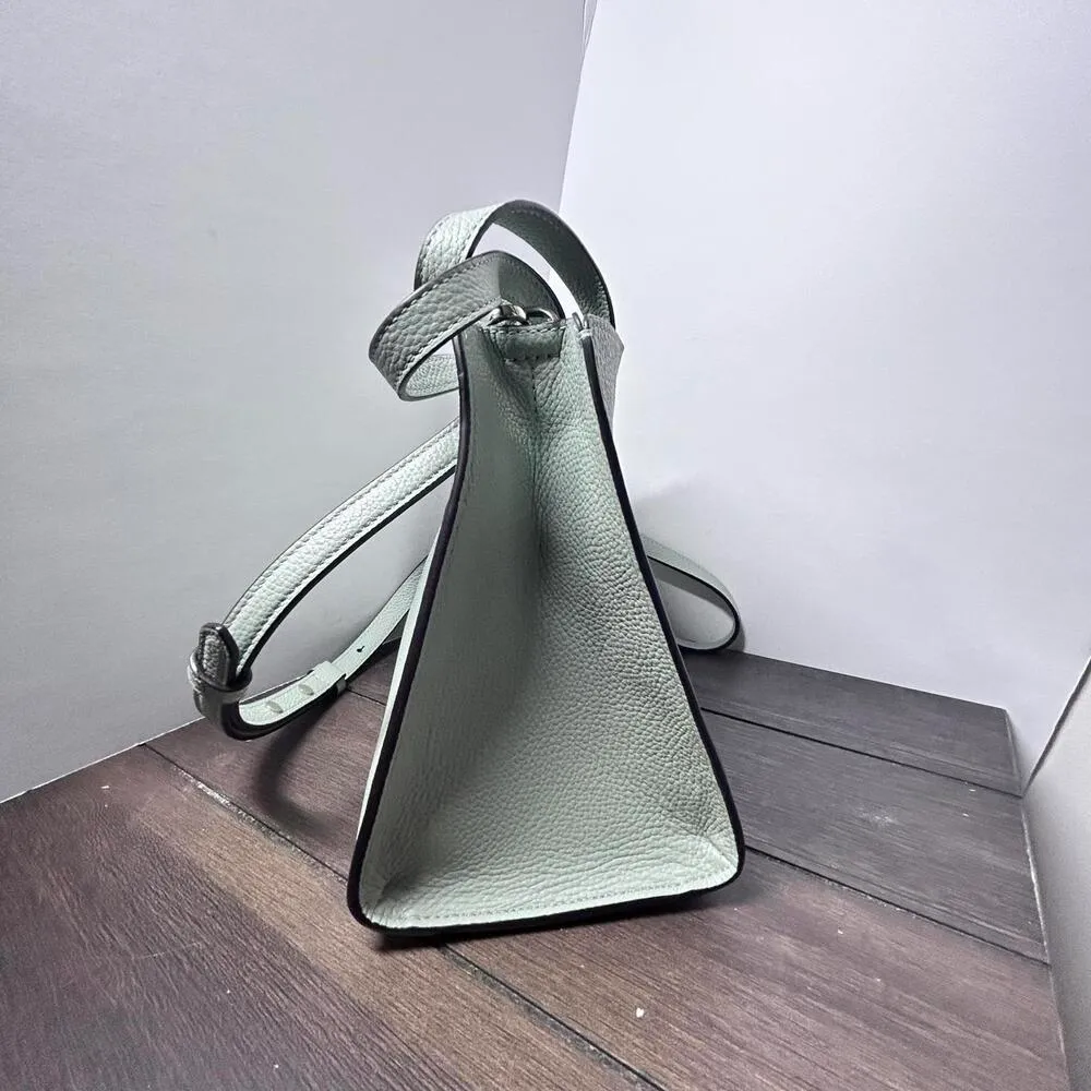 Kate Spade Leather thumb medium satchel handbag Green - Image 3