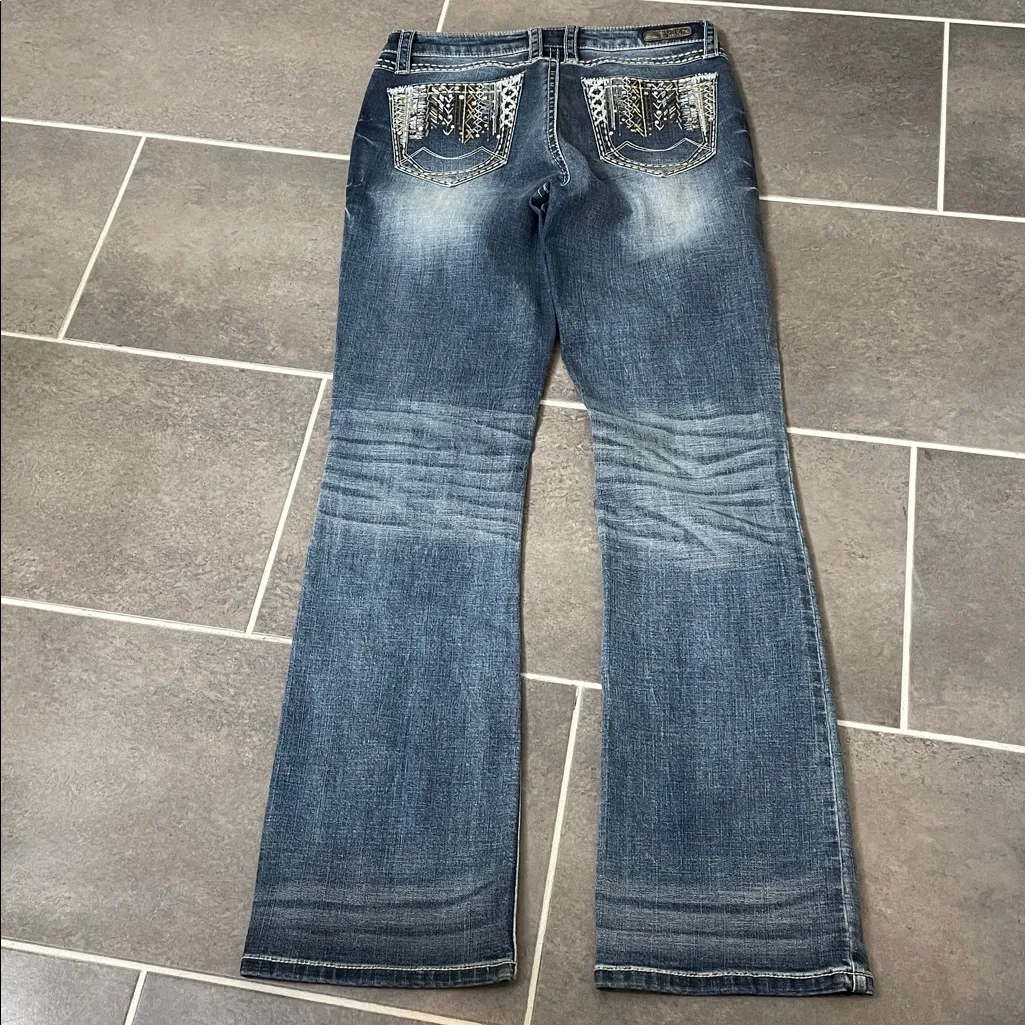 Wrangler Rock 47 Jeans size 29X34 Blue - Image 3