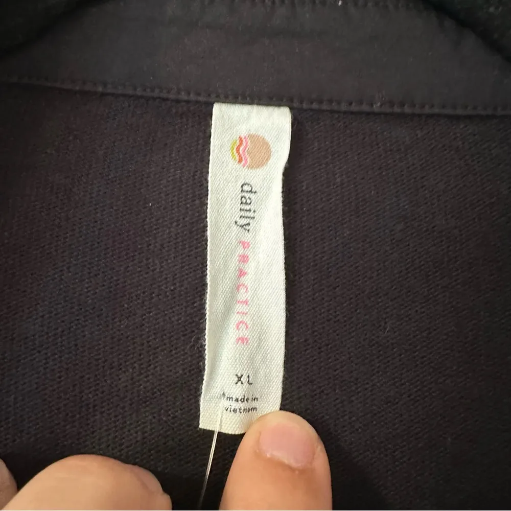 Anthropologie Daily Practice Offside Mini Dress Black Womens XL New - Image 5