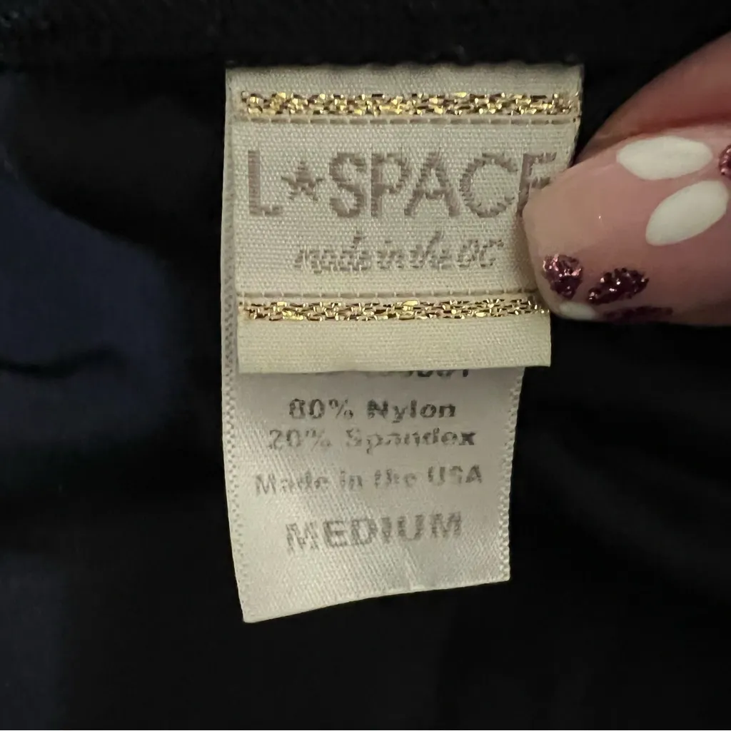 L*Space Black Free Love‎ Prima Donna Fringe Bandeau Monokini Swimsuit - Image 12