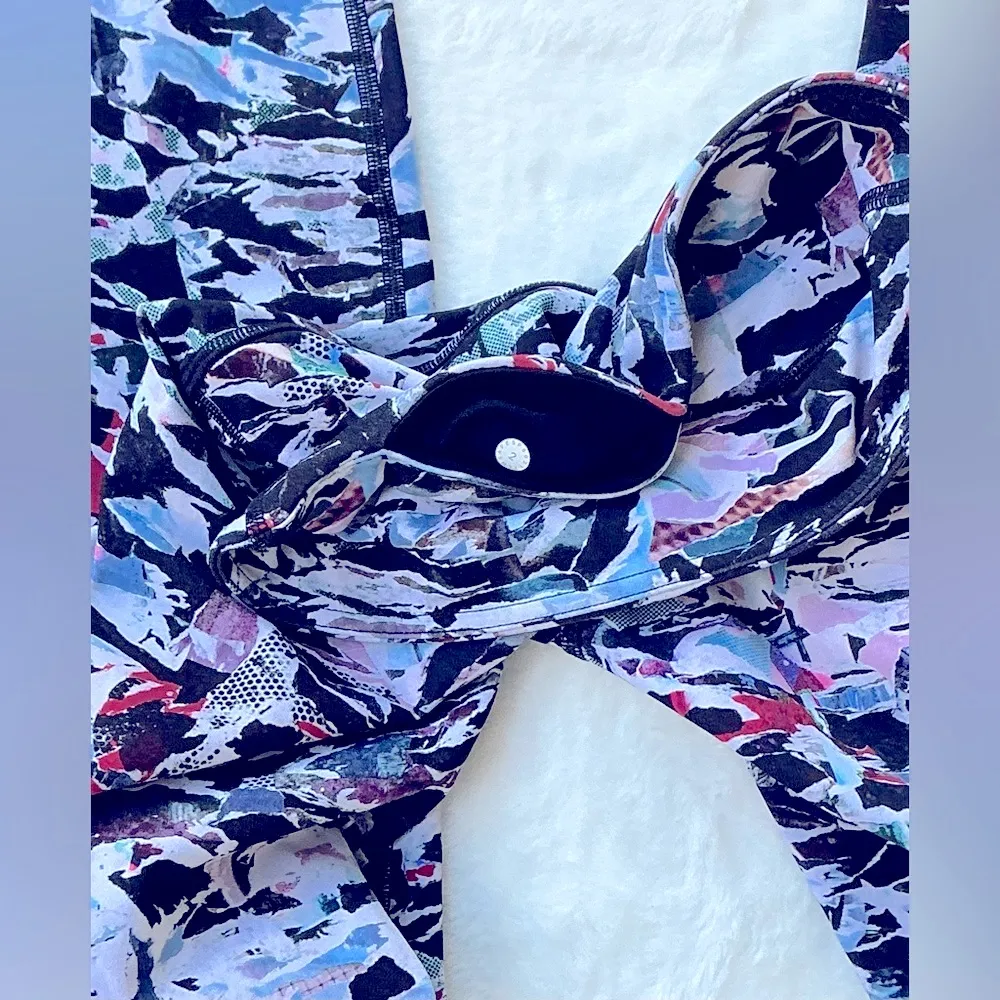 Lululemon Athletica vibrated multicolored Leggings high rise streamlined - Image 8