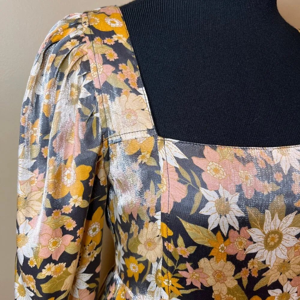 Talulah Floral S Babydoll Dress Silky Boho Style Fairy Core y2k 90’s feminine - Image 2