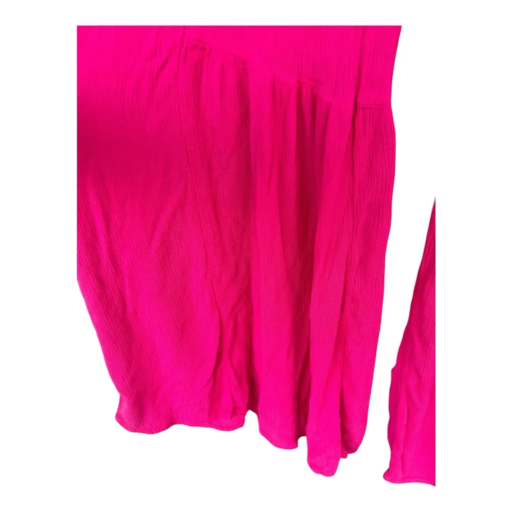 Hot pink bell bottoms hippie boho pants Medium - Image 7