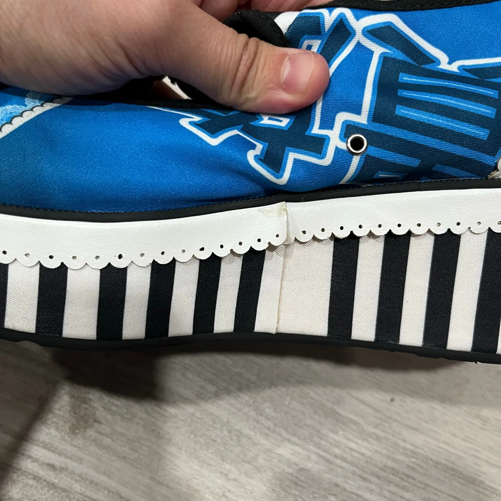 Hot Chocolate Design Chocolaticas Aristocrat Lolita Mary Jane Platforms Sz 6 Blue - Image 7