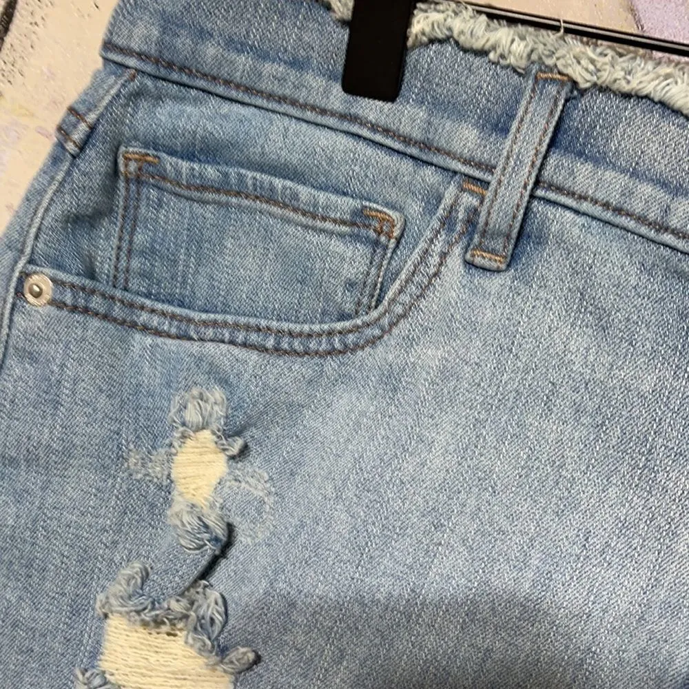 Trendy - Express Distressed Denim Mini 12 - Image 9