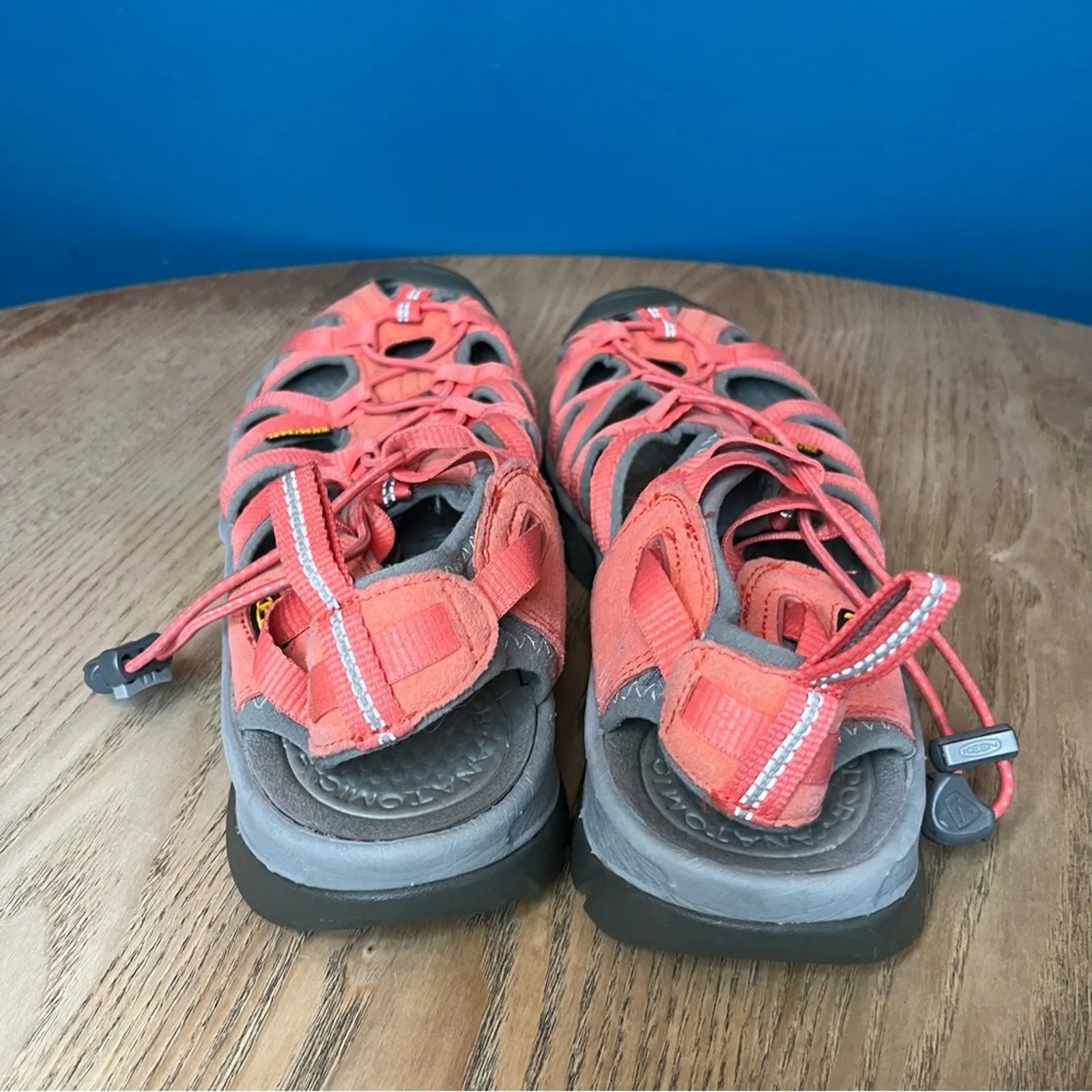 KEEN Whisper Closed Toe Sandals Outdoor Water Shoes Coral Pink Women’s 9.5 - Image 3