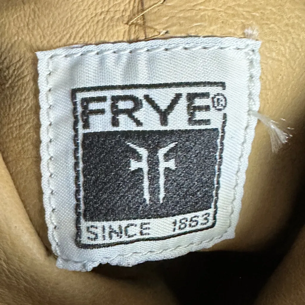 FRYE Shirley Black Leather Over the Knee Riding Boots Size 6.5 - Image 10