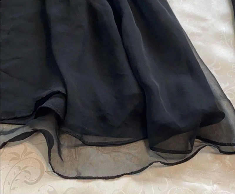 Kenar Black Mini Dress - Image 3