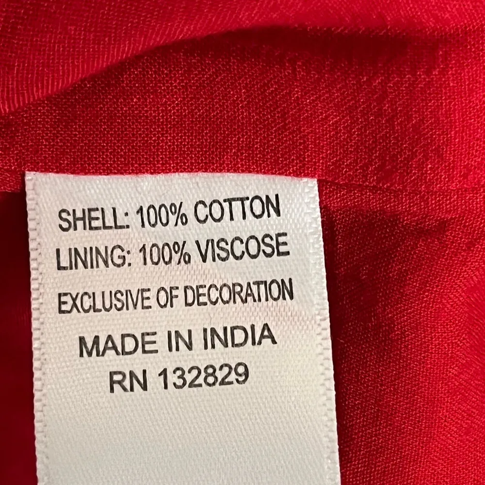 Tularosa Revolve Rocky Wrap Grommet Dress | Bright Red | XS - Image 10