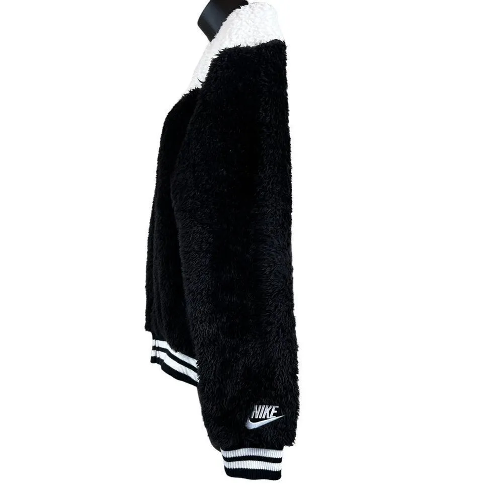 Nike Women's Sportswear Wolf Sherpa Bomber Jacket - Image 5