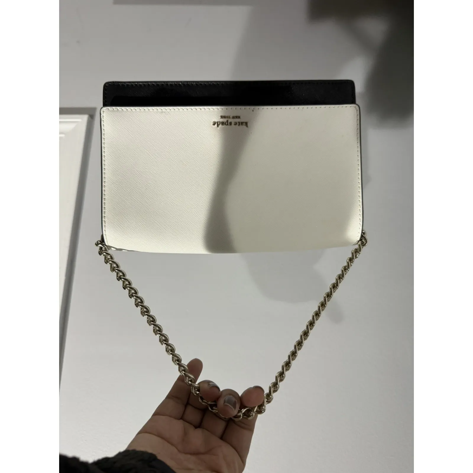 Kate Spade New York Cameron Convertible Crossbody Bag Multicolor White Black Y - Image 3