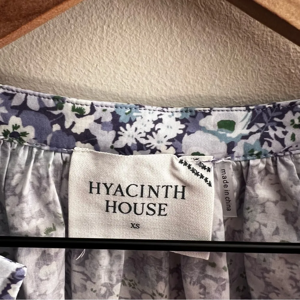 Tuckernuck Hyacinth House Purple Blue Floral V - Image 4