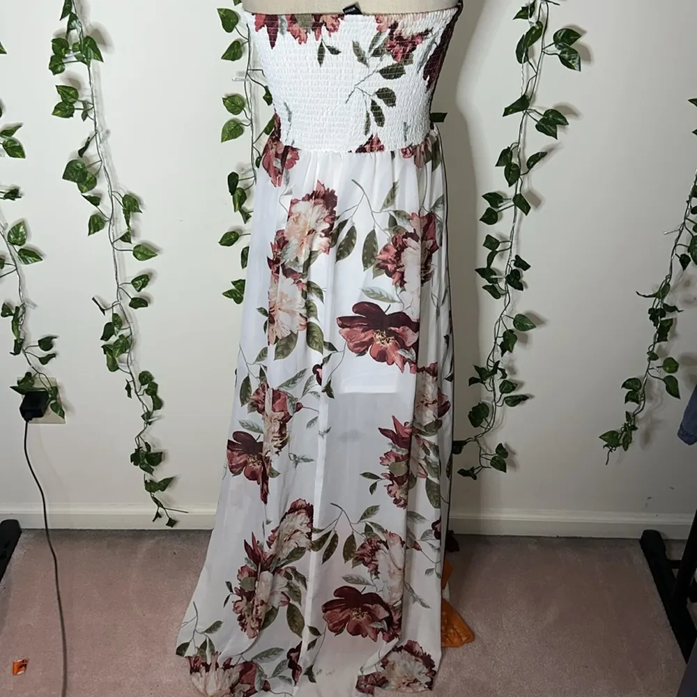 Flowy In Floral Maxi Dress - Image 5