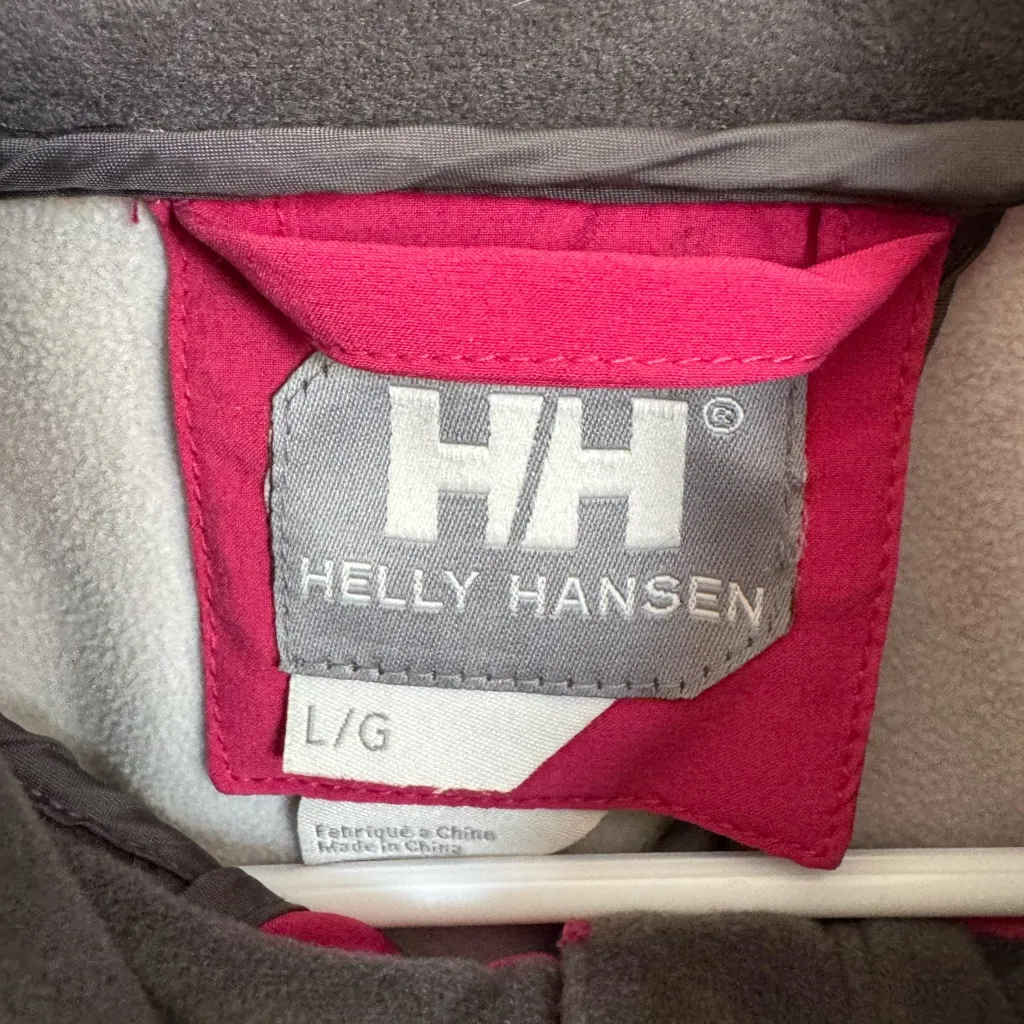 Helly Hansen Perfect Balance pink & purple ski jacket size large - Image 3