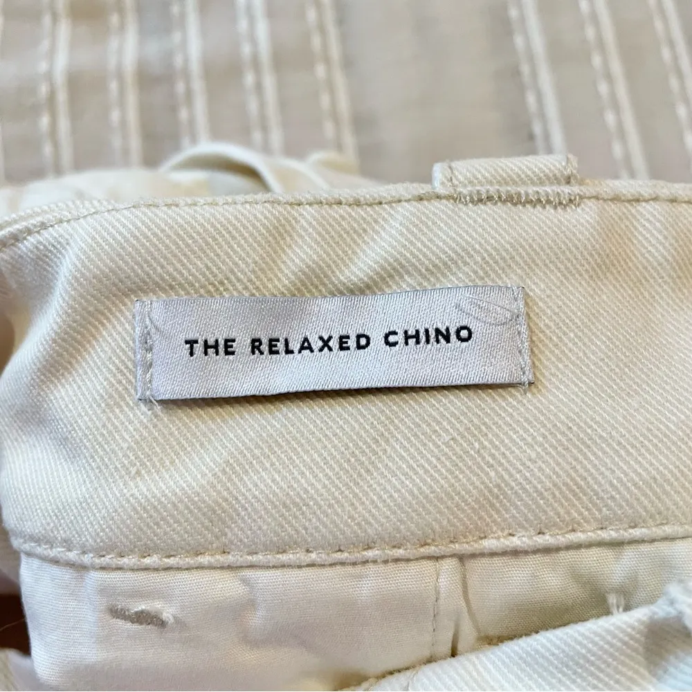 Relaxed Chino Pants in Antique Cream 0 High Rise NWT - Image 8