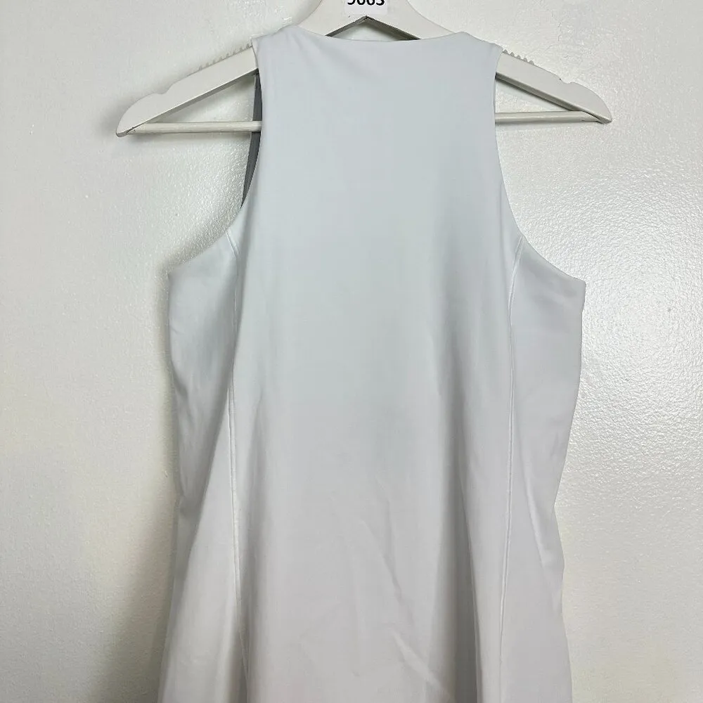 Spanx Get Moving Zip Front Dress in Vivid White Size Medium - Image 9