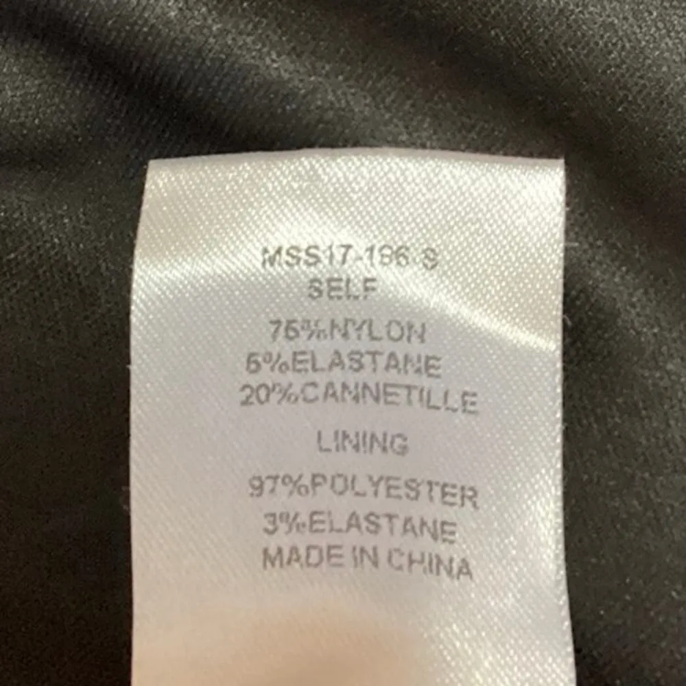 Meshki Black Glitter Metallic Square Neck Camisole Sleeveless Maxi Dress Sz XL - Image 5